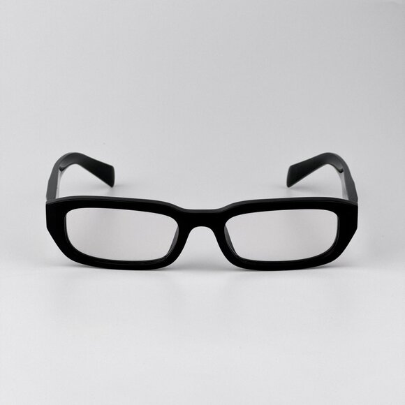 Prada PRB06S Eyeglasses – Black Rectangle Frame | Model 16K08N - Picture 6 of 9